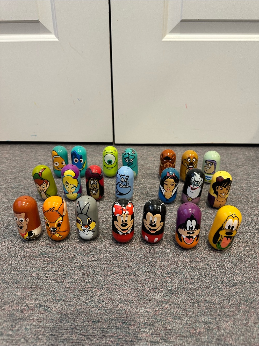 Vintage 2005/2006 Kellogg’s Toys x Disney Wobblers Beanz Lot of 21 Characters - Picture 2 of 9